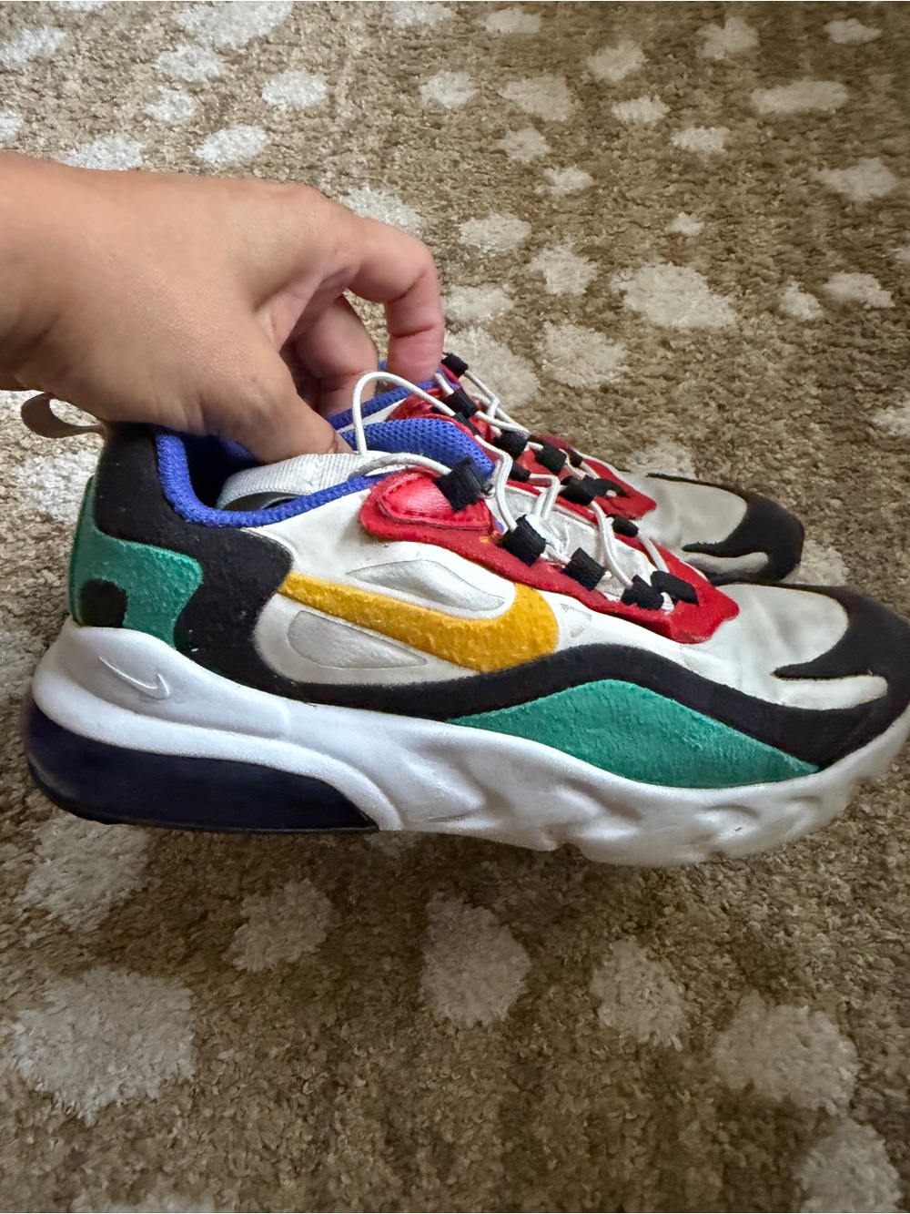 Nike Air Max 270 React TD Bauhaus Phantom Multicolor Sneakers